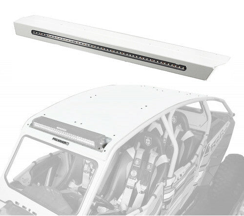 Pro Armor Asylum Roof With Rear Lightbar PKT White - P144R124WH Polaris RZR 2014-2022
