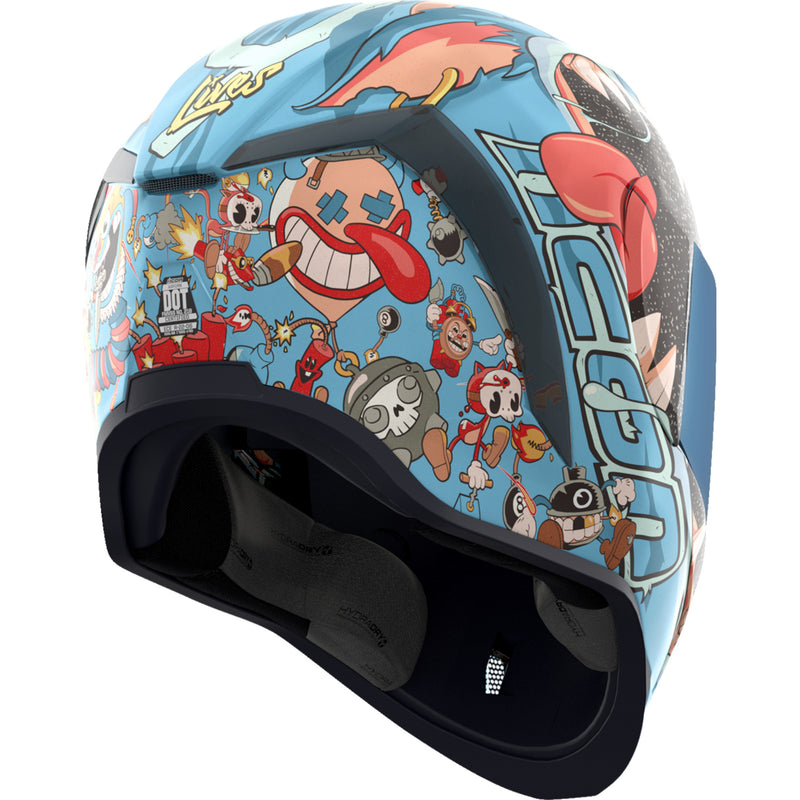 ICON 0101-17387 Airform™ 9 Lives MIPS® Helmet Airform™ Helmet - 9 Lives - MIPS® - Blue - XL