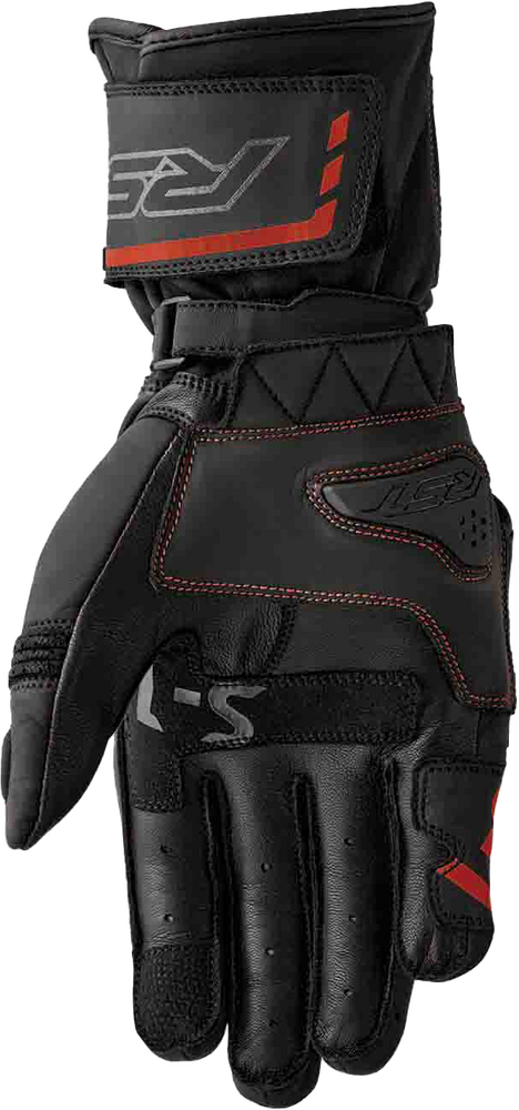 Rst 556-3650112 103650RED-12 S1 GLOVE BLK/RED LEATHER 2XL
