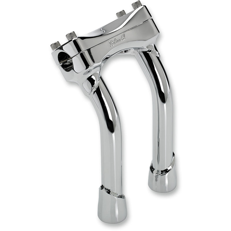 BILTWELL Murdock Handlebar Riser Risers - Pullback Chrome
