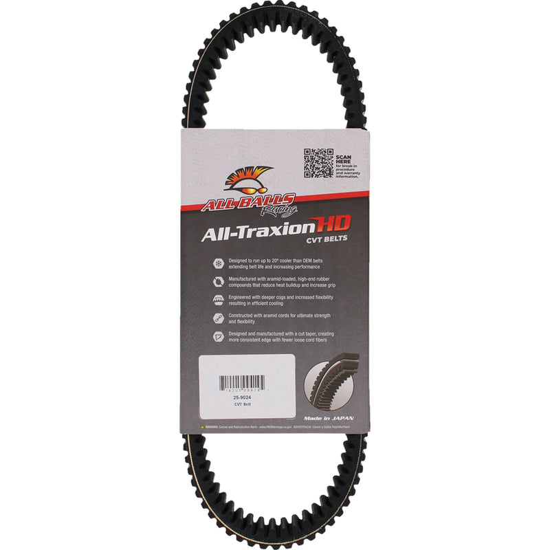 All Balls Belt - 25-9024 Yamaha Wolverine 2018-2025
