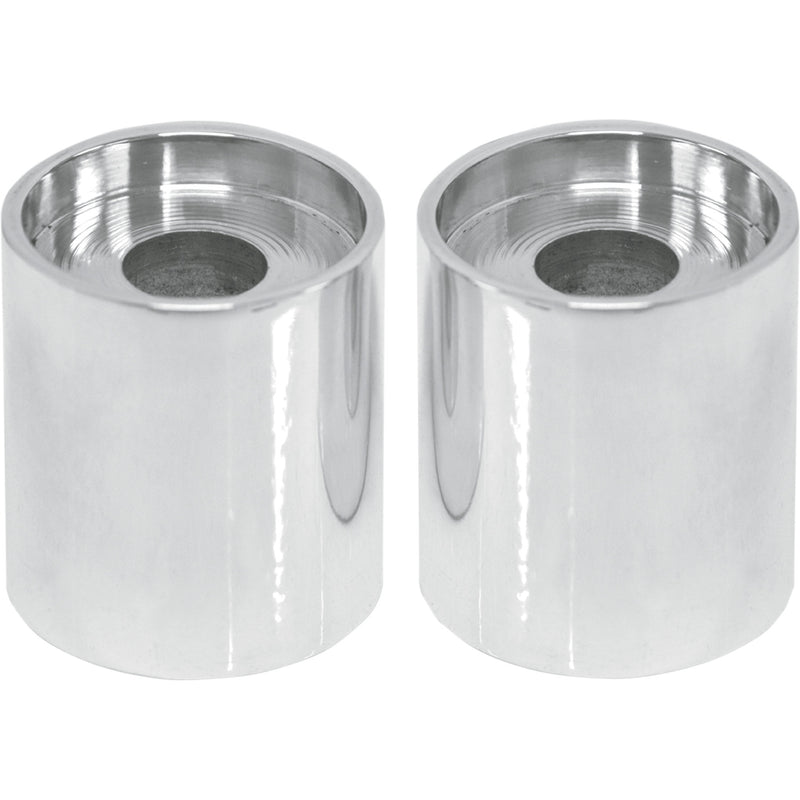 LA CHOPPERS 0602-0460 LA-7414-02 Handlebar Riser Extension Riser Extensions - 1-1/2" x 1-1/4" - Chrome