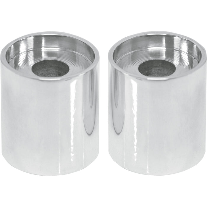LA CHOPPERS 0602-0460 LA-7414-02 Handlebar Riser Extension Riser Extensions - 1-1/2" x 1-1/4" - Chrome