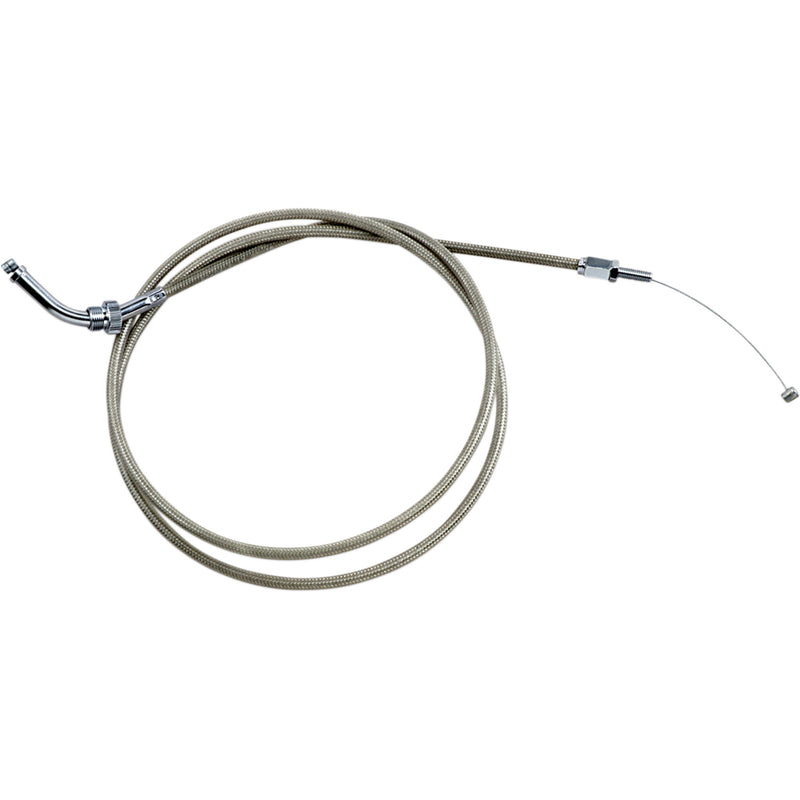 MOTION PRO 0650-0803 62-0418 Armor Coat Stainless Steel Throttle/Idle Cable for Cruisers push - vtx18