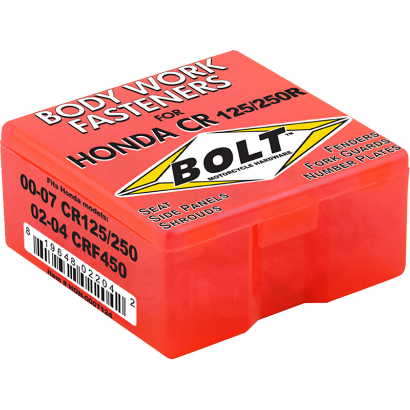 Bolt Body Work Fastener - HON-0007124 Honda CR 125 / CR125R / CR250R / CRF450R 2000-2007