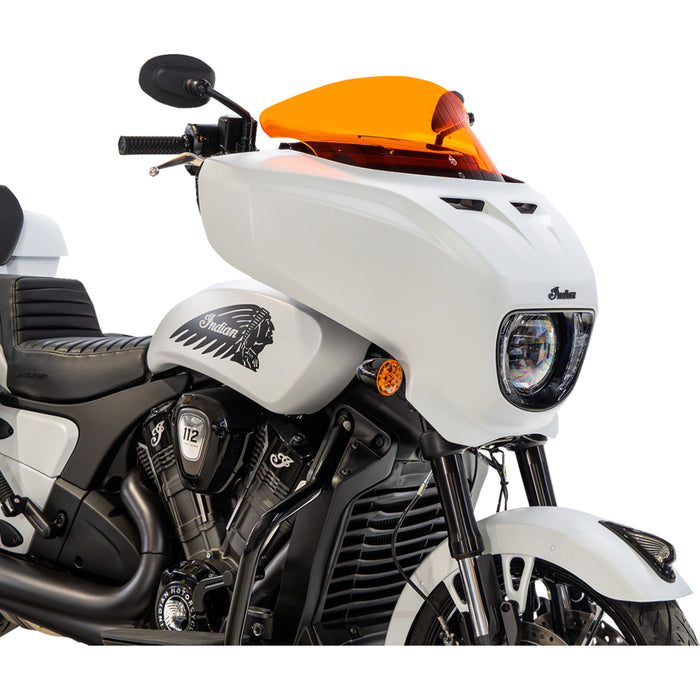 KLOCK WERKS 2312-1519 KWW-04-0652 Kolor Flare® Windshield Windshield - 9" - Orange - Chieftain PowerPlus/Roadmaster PowerPlus