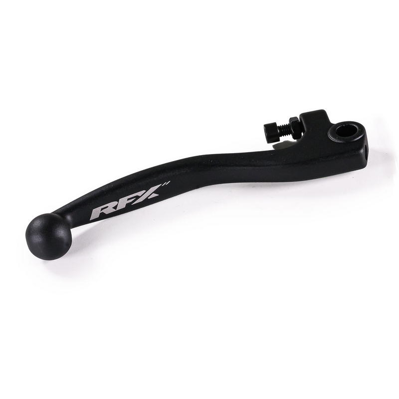 RFX PRO Front Brake Lever Black - FXBL 10100 99BK For Beta Dirt Bikes 2013-2024 | Honda Dirt Bikes 1987-2025 | Kawasaki KX 80 / KX 100 1994-1999