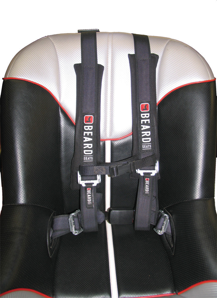 Beard Safety Harness 2X2 W Pads AND Auto Style Buckle - 880-220-02 For Polaris UTVs 1998-2017 | Can-Am UTVs 2011-2018 | Arctic Cat UTVs 2006-2017