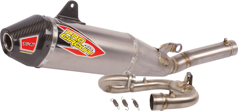 Pro Circuit TI-6 Titanium System W Carbon END-CAP - 0332625F Yamaha YZ 250 2019-2026