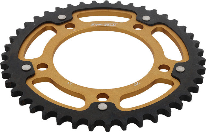 Supersprox 108-302643 RST-302-43-GLD REAR STEALTH SPROCKET ALU/STL 43T-530 GLD HON