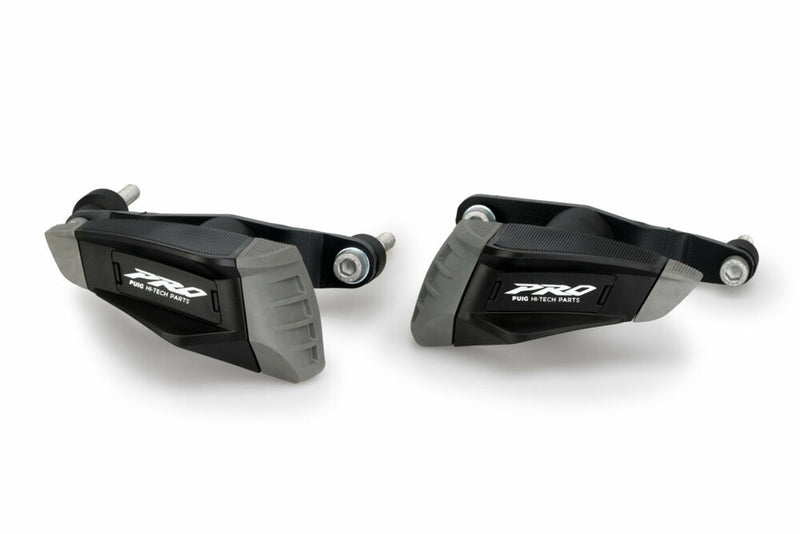 Puig Hi-Tech Parts Frame Sliders PRO 2.0 Black - 21313N Kawasaki 900 2017-2024