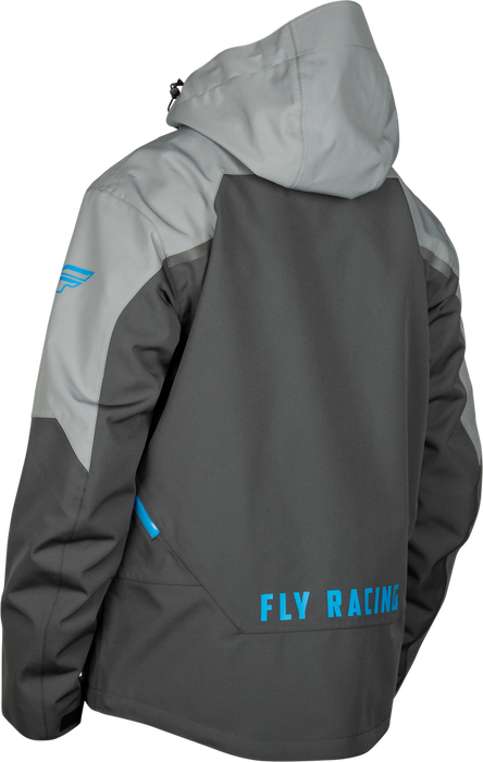 Fly Racing 470-5207X 470-5207X CARBON JACKET GREY/BLUE XL