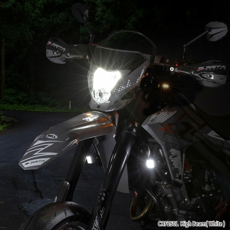 Zeta LED FOG Lights Black White Yellow Light Pair - ZR47-0010