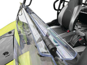 QuadBoss 375788 16-22 Kawasaki KRF800 Teryx Windbreak Folding Windshield - User 1