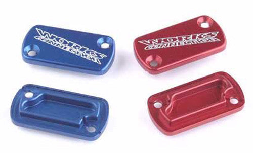 Works 66-21031 21-031 BILLET FRONT BRAKE COVER BLUE 07 YZ250F