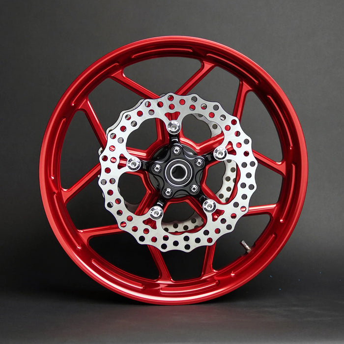 ARLEN NESS 0210-0424 71-586 Speed 5 Forged Wheel-Red - 18x5.5