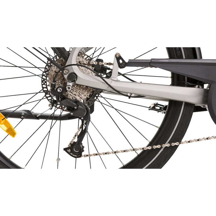 IGO ELECTRIC BIKES 4901-0017 100-222-000 Discovery LS E-Bike Discovery Yorkville LS E-Bike - Platinum - Hybrid