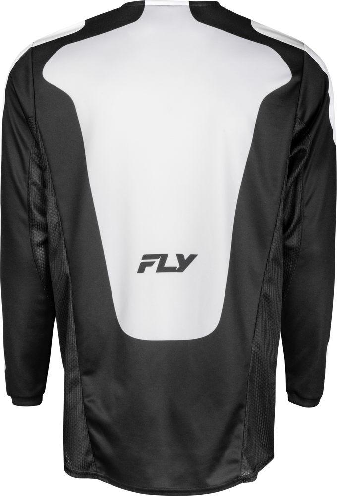 Fly Racing 378-4212X 378-4212X KINETIC SYM JERSEY BLACK/WHITE 2X