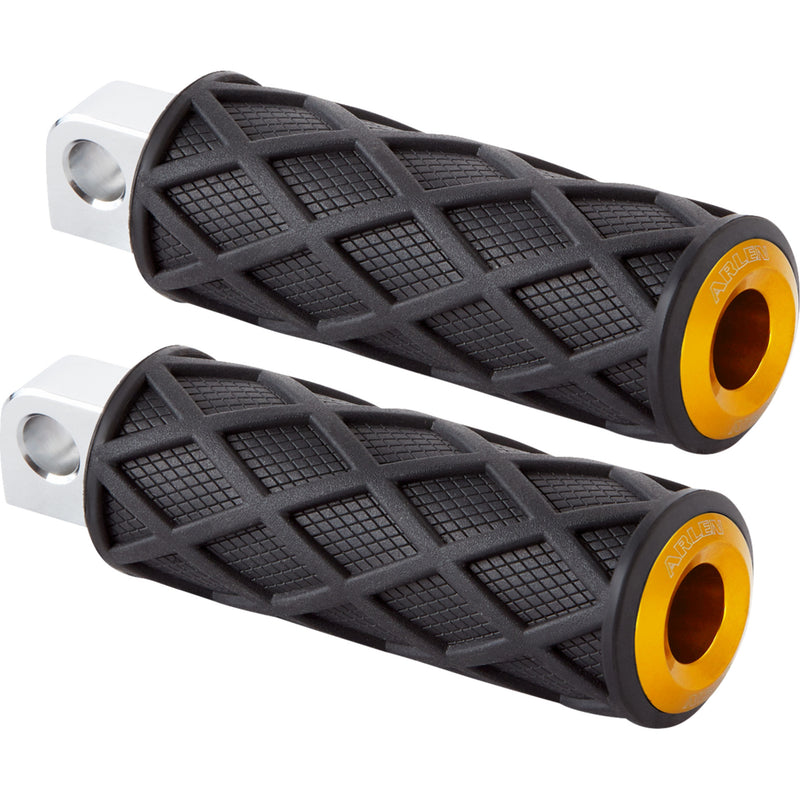 ARLEN NESS 1620-2675 400-055 Diamond Footpegs - Driver - Gold
