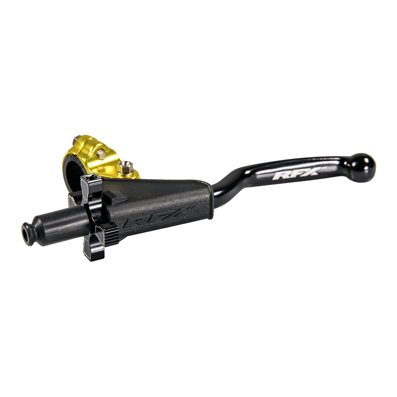 Rfx 739-0300 FXCA 90600 99YL CLUTCH LEVER ASSEMBLY YELLOW W/ BLACK LEVER