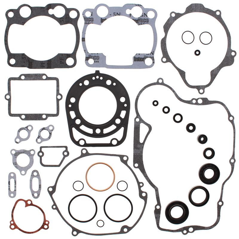 Vertex Complete Gasket SET With OIL Seals - 811455 Kawasaki KX 250 1990-1991