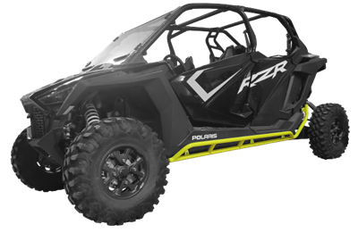 Tab Performance 715-2022-RED Polaris Pro XP RZR Rock Sliders Red 2 Seater