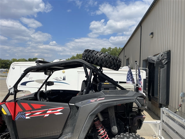 Tab Performance Polaris RZR XP 1000 Spare Tire Rack Black - 715-4003-BLACK Polaris RZR 2024-2025