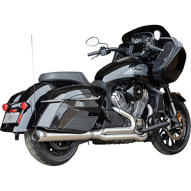 S&S Cycle Qualifier 2-Into-1 Exhaust System - 550-1130 For Indian 2020-2025