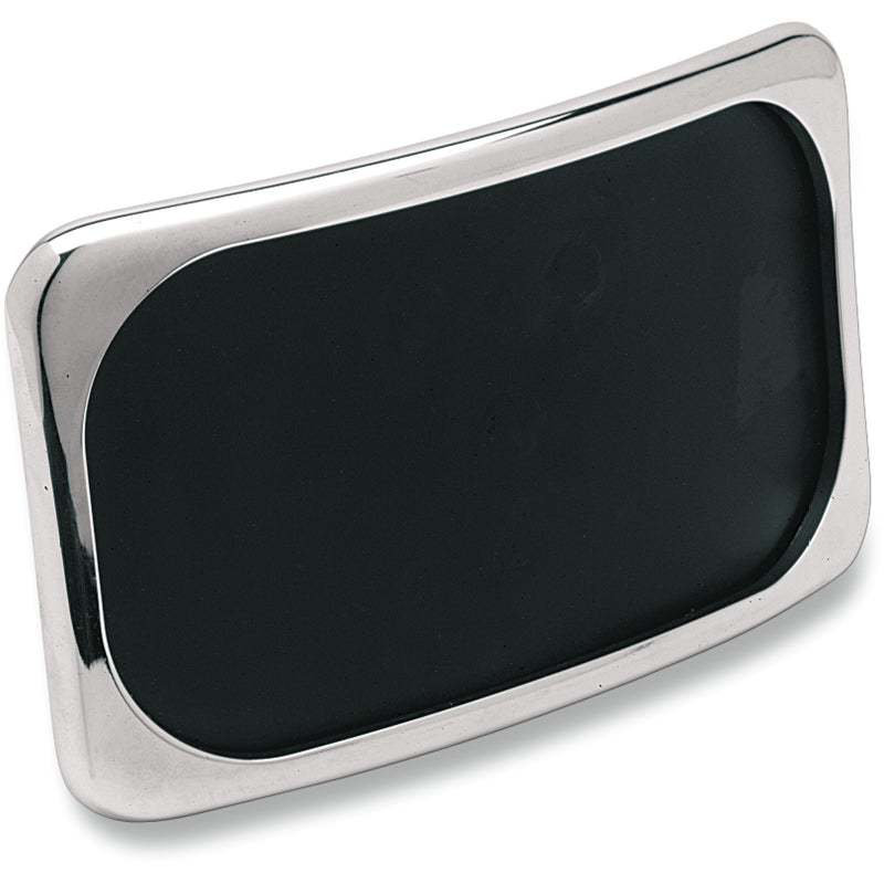 DRAG SPECIALTIES 7807-0114 Small Radius Three-Bolt Style License Plate Mount Assembly License Plate Mount - 3 Hole - Chrome