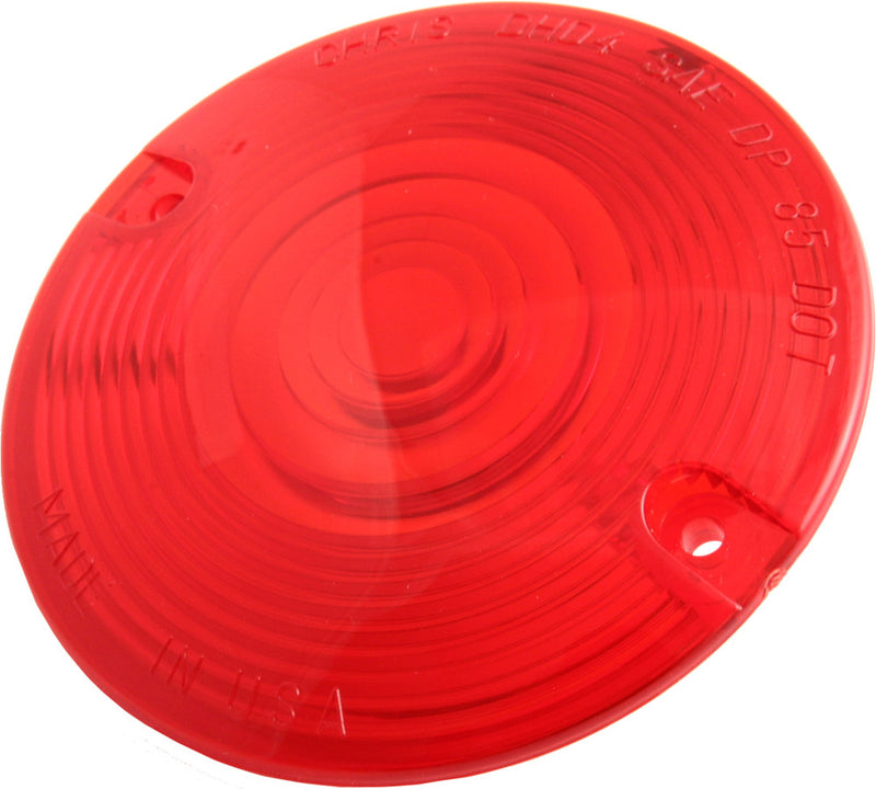 Chris Products 60-1942 DHD4R TURN SIGNAL LENS LATE FL MODELS RED