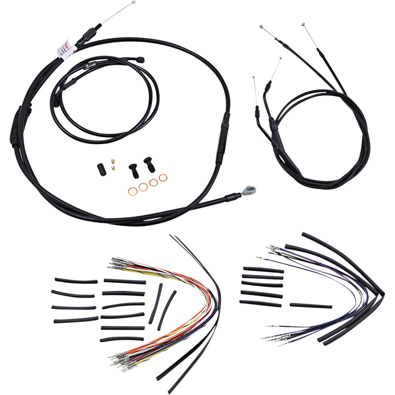 Burly Brand Complete Cable Kit - B30-1044 For Harley Dyna Wide Glide 2006