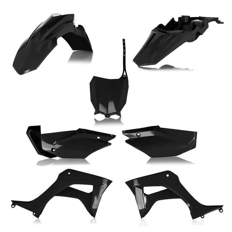 Acerbis Full Plastic Kit Honda Black - 2861930001 Honda CRF110F 2019-2025