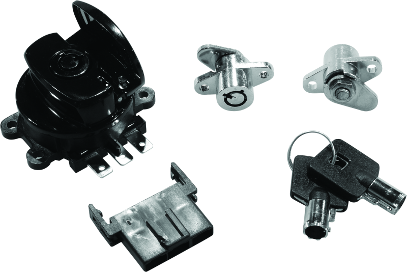 Bikers Choice 483293 99-13 Road King With Hard Bags Black Saddlebag Lock Kit - Photo - Primary
