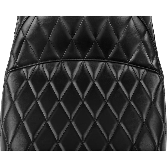 LE PERA 0801-1876 LV-957DLDM Maverick Daddy Long Legs Seat - Without Backrest - Diamond Stitched - FLH/FLT '23-'24