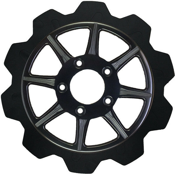 Lyndall Brakes High Carbon Steel Phoenix Rear Rotor Black 11.8" - 2104-2103 For Harley Dyna / Electra Glide / Touring / Road Glide 2000-2016