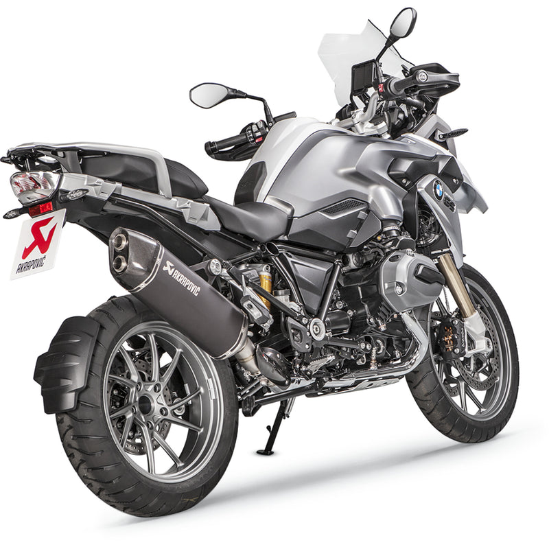Akrapovic Slip-On Line Muffler - S-B12SO16-HAABL BMW R1200GS / R1200GS Adventure 2013-2018