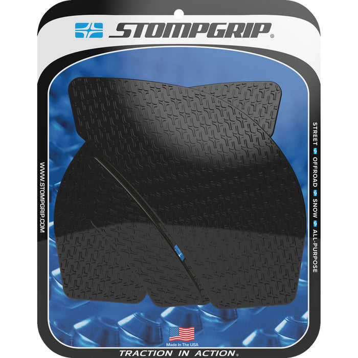 STOMPGRIP 4320-2639 55-14-0037B Icon Profile Traction Pad Tank Grips Traction Pad Tank Grips - Icon - Black - Ninja ZX-6R
