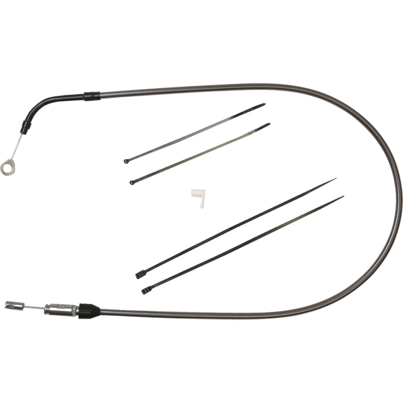 Magnum Shielding Black Pearl™ Quick Connect Upper Clutch Cable 43" - 42354HE For Harley Touring 2021-2024