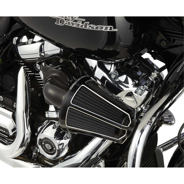 ARLEN NESS 1010-2096 81-036 Monster Sucker® Air Cleaner Kit — Beveled - Black