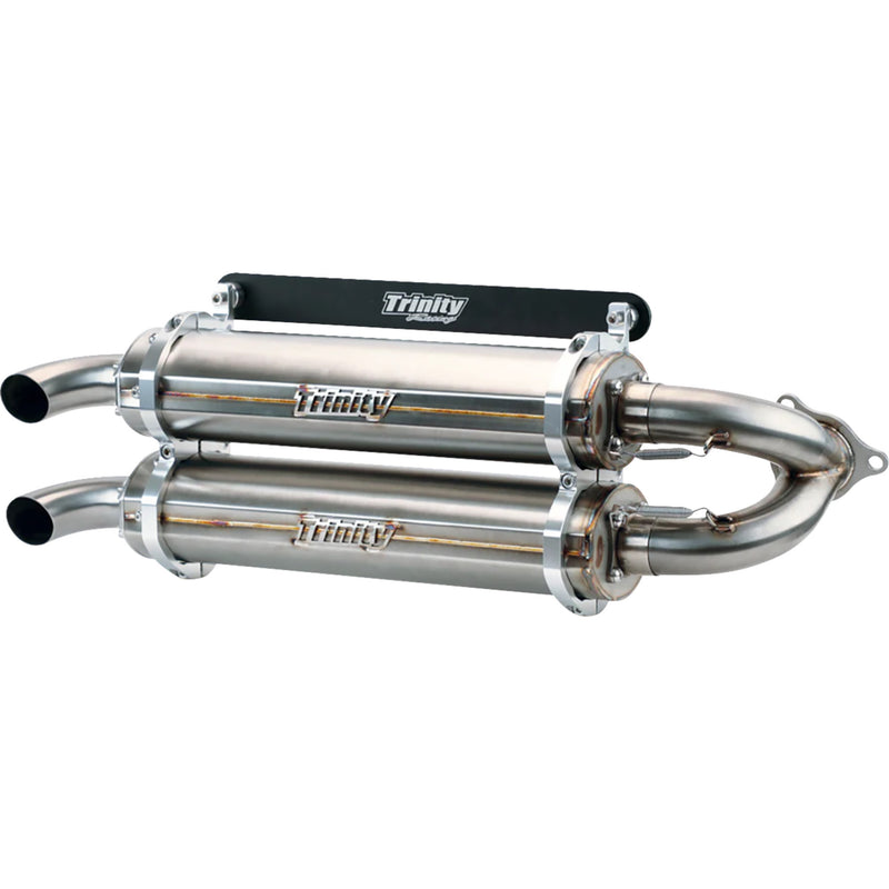 Trinity Racing Muffler - TR-4186S-SS Polaris RZR 2024