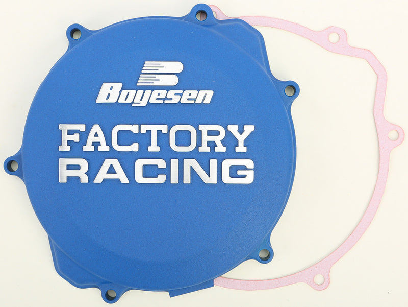 Boyesen Factory Racing Clutch Cover Blue - CC-32AL Yamaha YZ 250 1999-2024