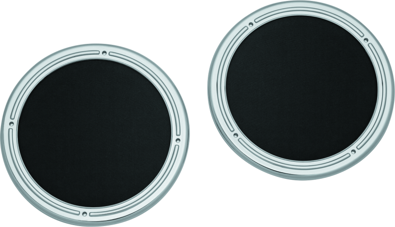 Kuryakyn 7376 Rear Speaker Accents For 14-Up Touring Models Chrome - Photo - Primary