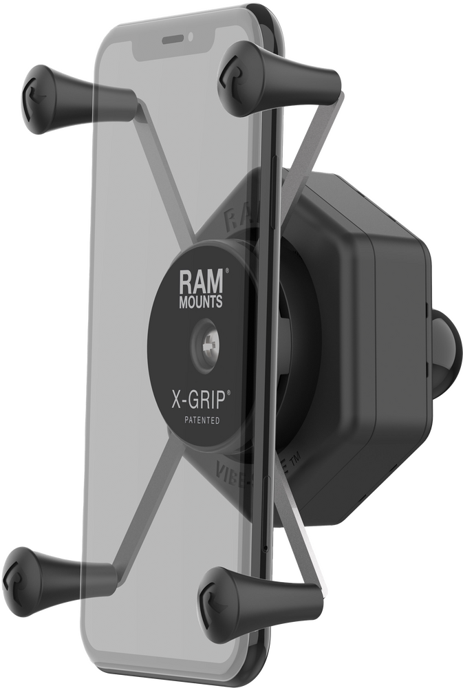 Ram Mounts 71-7066 RAM-HOL-UN10B-462 X-GRIP VIBE-SAFE PHONE HOLDER LARGE WITH BALL ADAPTER