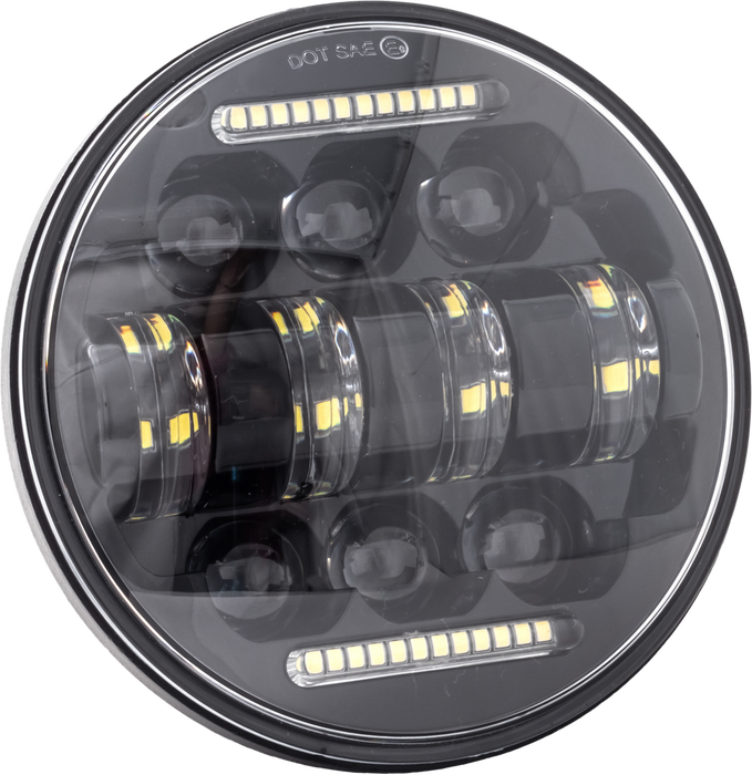 Letric Lighting Co 850-09657 LLC-LHC-5D 5.75" LED HEADLIGHT BLACK
