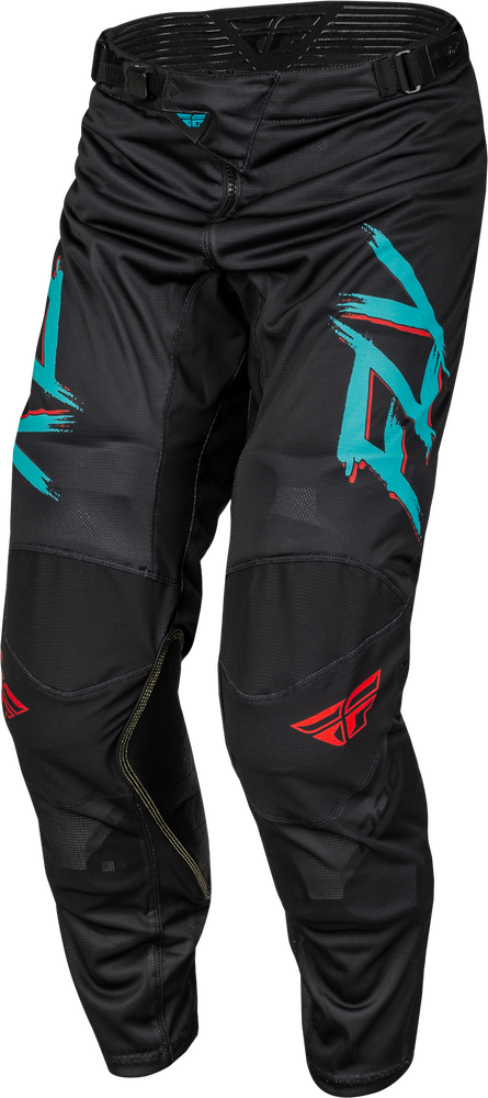 Fly Racing Kinetic Mesh Rave Pants RED Black Mint SZ 32