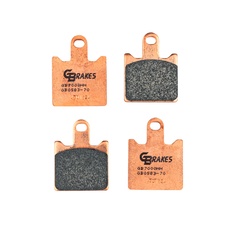 Gbrakes 17-58370 GB0583-70 BRAKE PADS SINTERED