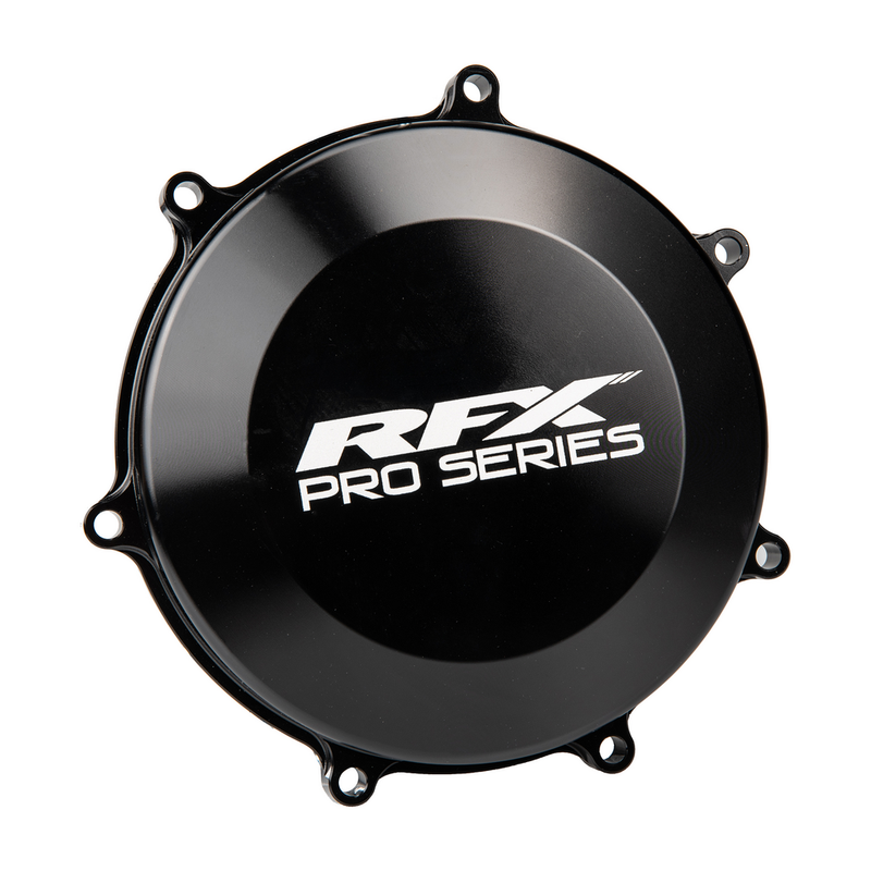 RFX Clutch Cover Hard Anodized Black - FXCC 20500 99H2 Kawasaki KX 450 2021-2025