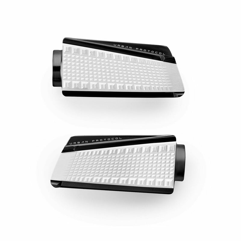 Rizoma 58-PE643B PE643B URBAN PROTOCOL FOOTPEGS BLACK/WHITE PR