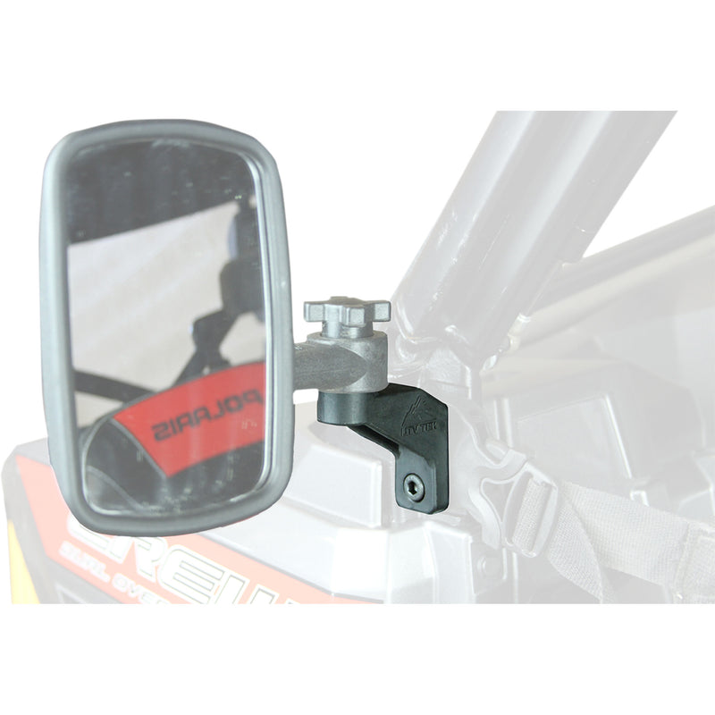 ATV-TEK 2317-0323 PMIR1 Side Mirror Adapter Adapter - Mirror/Side View - Roll Cage - Black - Each