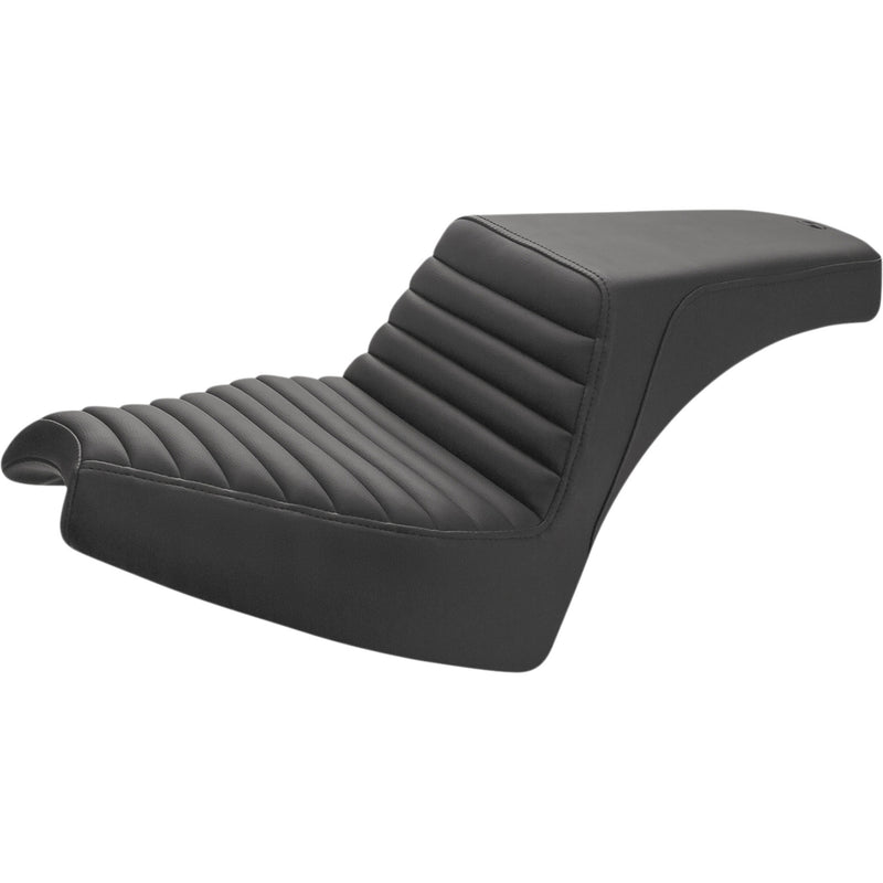 Saddlemen Step-Up Seat Front Tuck-N'-Roll Rear Smooth Black Chief - I21-04-171 For Indian 2022-2025